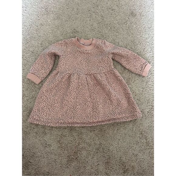 Carters pink leopard print dress size 18 mos - Picture 1 of 3